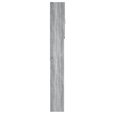 Pesukonekaappi harmaa Sonoma 64x25,5x190 cm