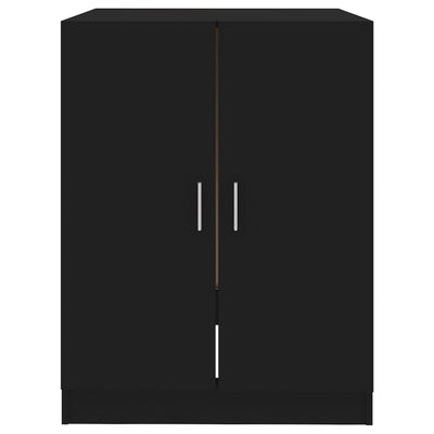 Pesukonekaappi musta 71x71,5x91,5 cm