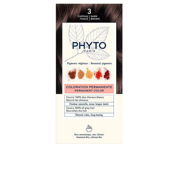 Phyto Phytocolor #3-tummanruskea 4 u | Vuodevaatteet.fi