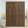 Pimennysverho koukuilla sametti beige 290x245 cm