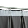 Pimennysverhot koukuilla 2 kpl sametti antrasiitti 140x225 cm