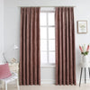 Pimennysverhot koukuilla 2 kpl sametti pinkki 140x245 cm