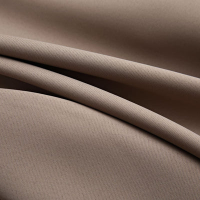 Pimennysverhot metallirenkailla 2 kpl ruskeanharmaa 140x245 cm