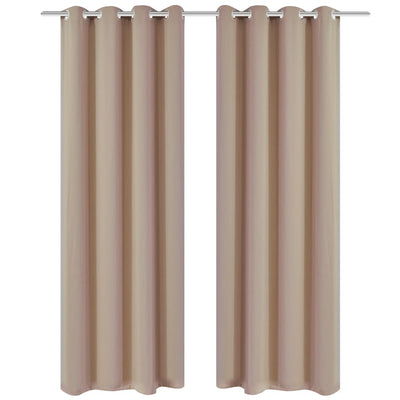 Pimennysverhot purjerenkailla 2 kpl 135x175 cm Kerma