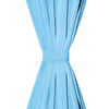 Pimennysverhot purjerenkailla 2 kpl 135x175 cm Turkoosi