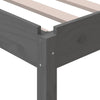 Pinottava sänky harmaa 75x190 cm täysi mänty