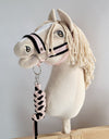 Super Hobby Horse - Hobby Horse -riimunnaru kaksinkertaisesta nyöristä musta–puuteriroosa