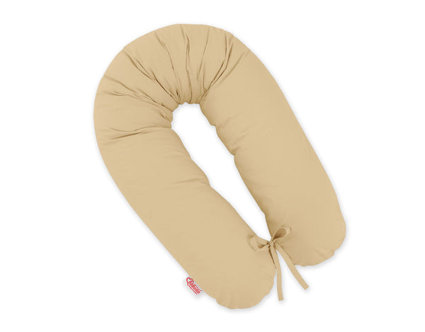 Bobono - Raskaustyyny pidempi irrotettavalla tyynyliinalla beige