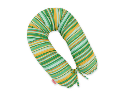 Vartalotyyny / Raskaustyyny - Green-Yellow Strips