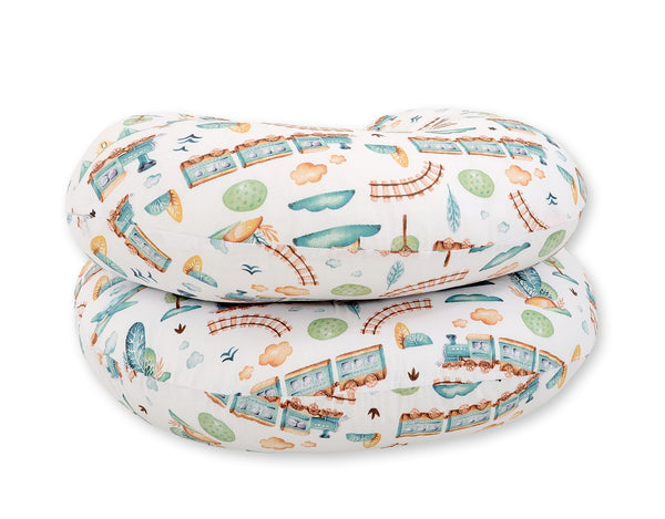 Bobono - Raskausajan tyynynpäällinen Pillow C - turkoosi juna
