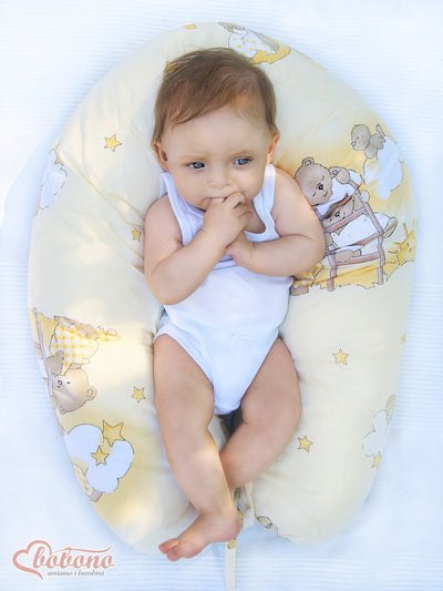 Vartalotyyny / Raskaustyyny - White Polka Dots On Beige