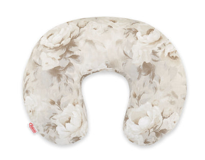 Monikäyttöinen imetystyyny - irrotettava päällinen - Peonies beige