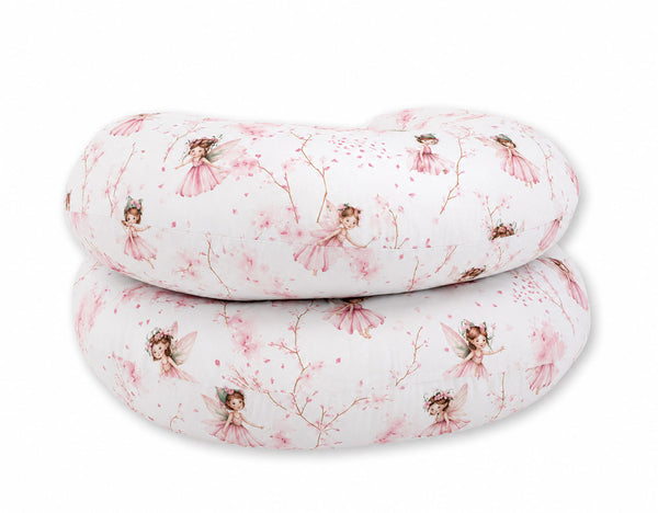 Bobono - Äitiystyyny C irrotettavalla tyynyliinalla - Blossom Fairies