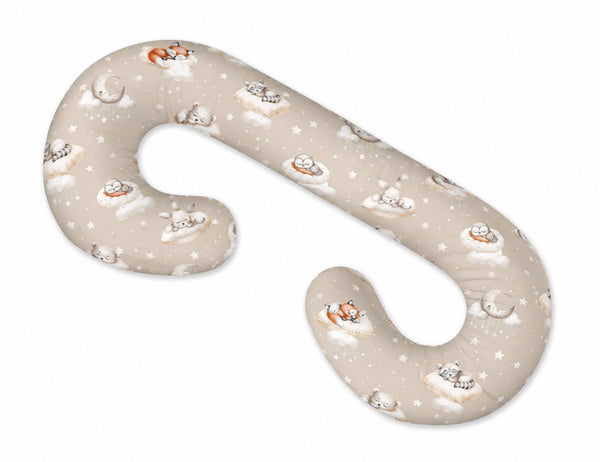 Bobono - Puuvillainen tyynyliina raskauskäännylle C - Twinkle Woodland