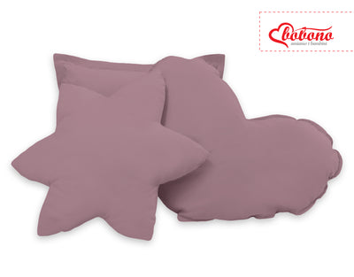 Bobono - 3 tyynyn setti - pastellinvioletti