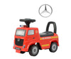 Mercedes-Benz Actros paloauto punaisena.