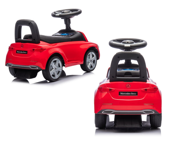 Punainen Muovinen Sähköauto Lapsille C-Sarjan Tyylillä