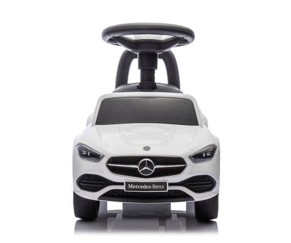 Valkoinen Sähköauto Lelumalli Mercedes-henkinen