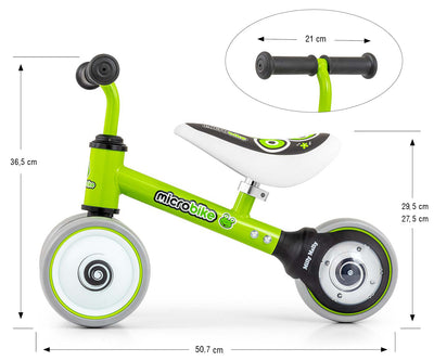 Kuva Micro Plus -kärrystä, jossa on vihreä Frog-kuosi.