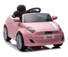 Pojazd na akumulator Fiat 500e Pink
