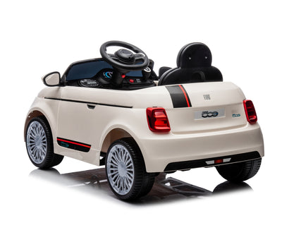 Pojazd na akumulator Fiat 500e White