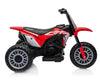 Punainen Honda CRF 450R -merkkinen sähkömopo.
