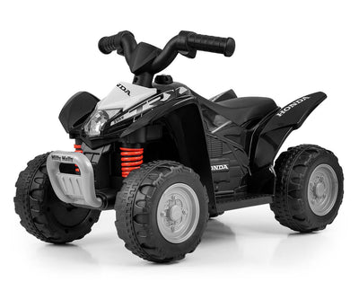 Musta Honda ATV -akkuajoneuvo.