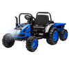 Pojazd na akumulator Traktor z przyczepą Farmer Blue