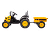 Pojazd na akumulator Traktor z przyczepą Farmer Yellow
