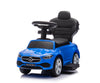 Leikkiauto kahvalla, sininen metalli