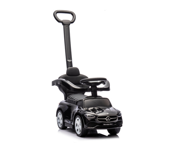 Lasten Musta Muovinen Työntöauto C-luokka Tyyppi