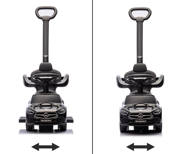 Lasten Musta Muovinen Työntöauto C-luokka Tyyppi