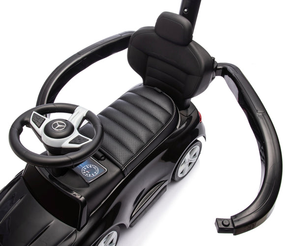 Lasten Musta Muovinen Työntöauto C-luokka Tyyppi