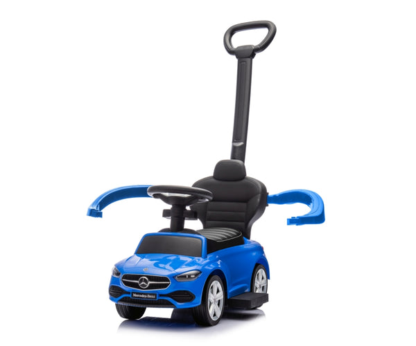 Lasten Sinyinen Muovinen Työntöauto C-luokka