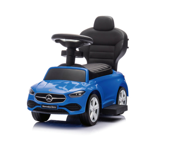 Lasten Sinyinen Muovinen Työntöauto C-luokka