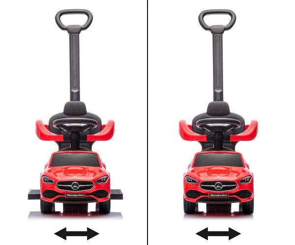 Lasten Deluxe Työntökärry Punainen Muovista