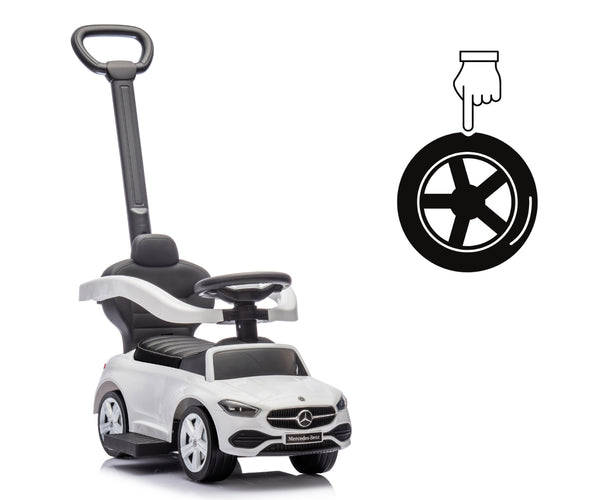 Valkoinen Deluxe Muotoiltu Polttomoottoriauto Kahvalla