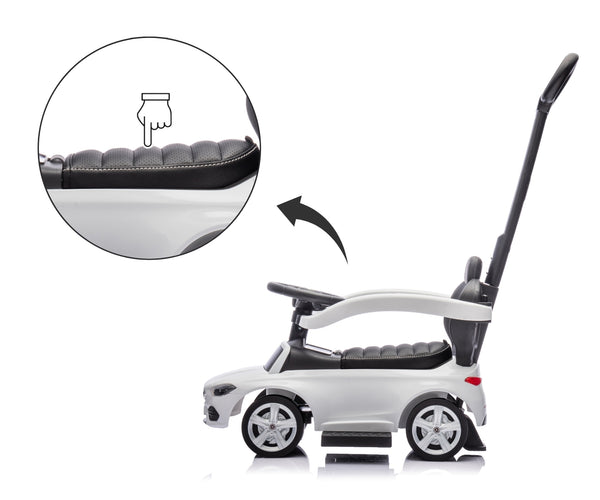Valkoinen Deluxe Muotoiltu Polttomoottoriauto Kahvalla