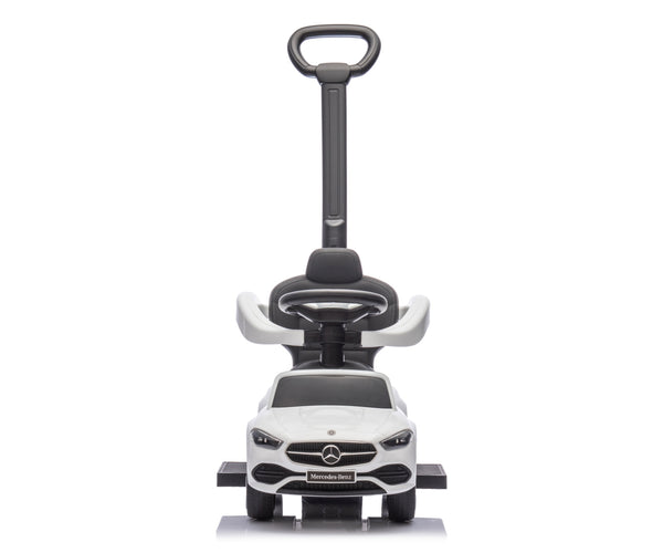 Lasten Työntökahvallinen Valkoinen Sähköauto