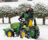 Polkutraktori kauhalla John Deere 8400R - Vuodevaatteet.fi