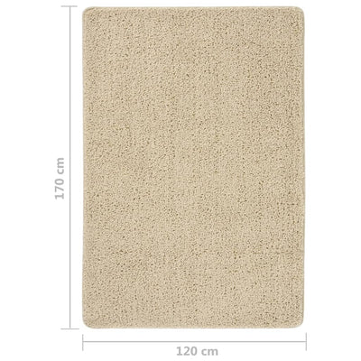 Pörrömatto kerma 120x170 cm liukumaton