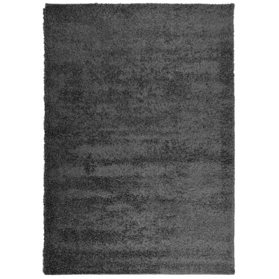 Pörrömatto korkeanukkainen moderni antrasiitti 120x170 cm