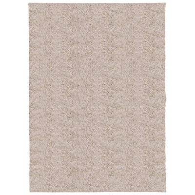 Pörrömatto korkeanukkainen moderni beige 140x200 cm