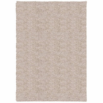Pörrömatto korkeanukkainen moderni beige 160x230 cm