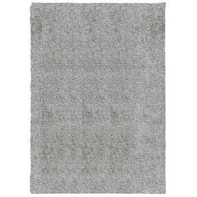 Pörrömatto korkeanukkainen moderni harmaa 120x170 cm