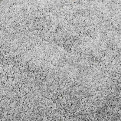 Pörrömatto korkeanukkainen moderni harmaa 160x230 cm