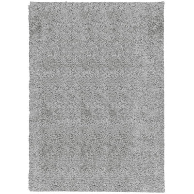 Pörrömatto korkeanukkainen moderni harmaa 200x280 cm