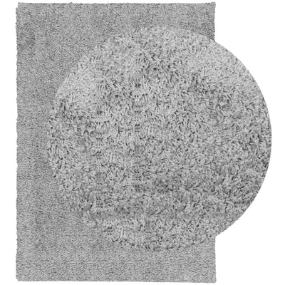 Pörrömatto korkeanukkainen moderni harmaa 200x280 cm