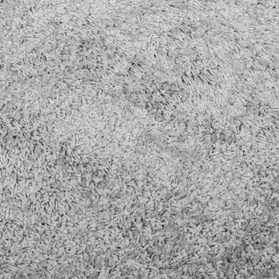 Pörrömatto korkeanukkainen moderni harmaa 240x240 cm