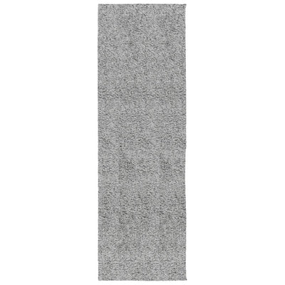 Pörrömatto korkeanukkainen moderni harmaa 80x250 cm